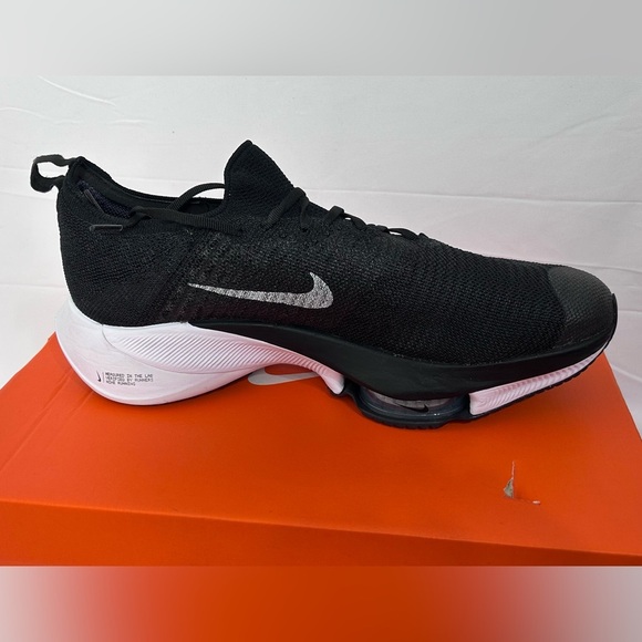 Nike Air Zoom Tempo Next% Flyknit Black White Anthracite - Picture 3 of 7